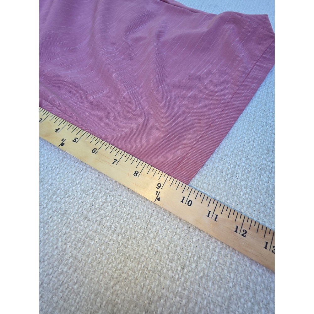 Split Mens Hybrid Walk Shorts Size 34 Pink Slub Texture Quick Dry Surf Casual - Picture 4 of 6